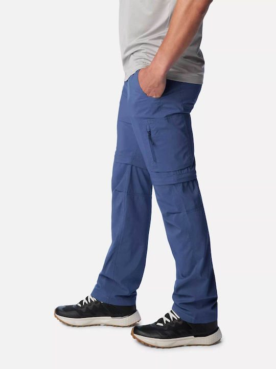 Columbia Silver Ridge Utility Convertible Men's Hiking Long Trousers Blue