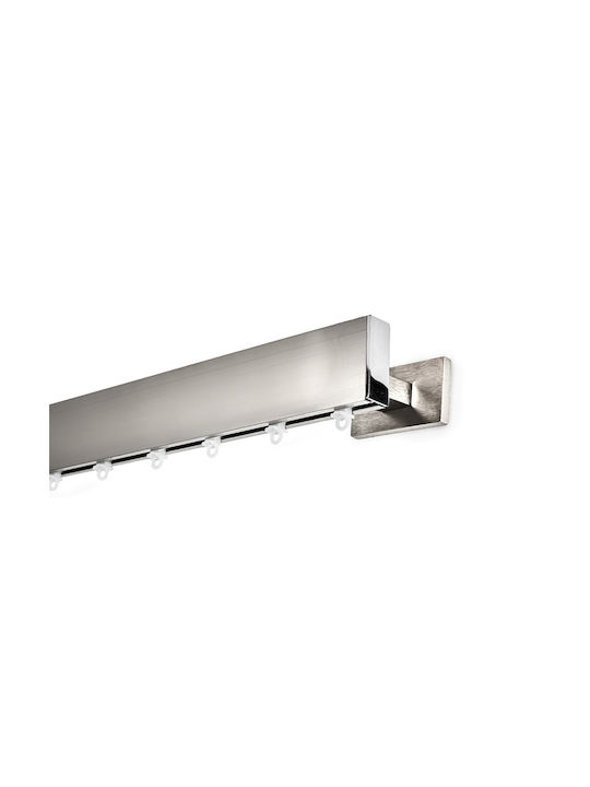 Anartisi Lama One-Way Aluminum Curtain Track Silver 200cm A298310_10996