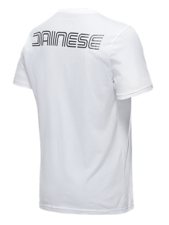 Dainese T-shirt Bărbătesc cu Mânecă Scurtă Alb