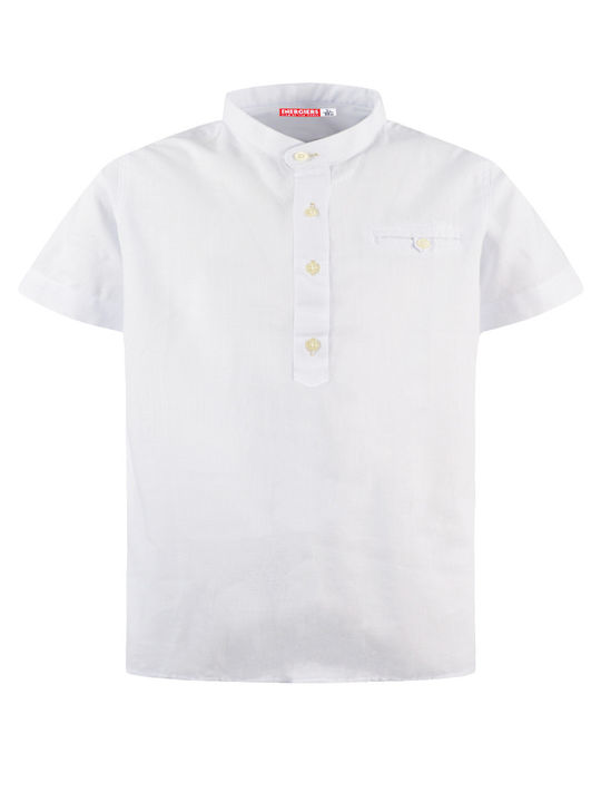 Short-sleeved shirt - Ecru - Energiers - 12-223102-4