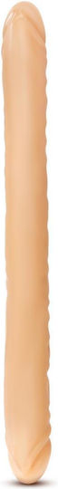B Yours Dildo dublu Bej 46cm