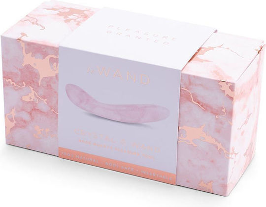 Le Wand Crystal G Wand Dildo Rose Quartz 18cm