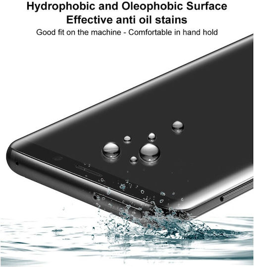 Full Screen Umschlag Rückseite Gehärtetes Glas Transparent (Realme 12 Pro)