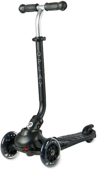 Q Play Kids Scooter Sema Pro 3-Wheel with Seat for 12+ Months Black