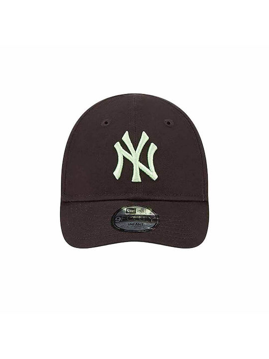 New Era Kids' Hat Jockey Fabric Yankees League Essential Black