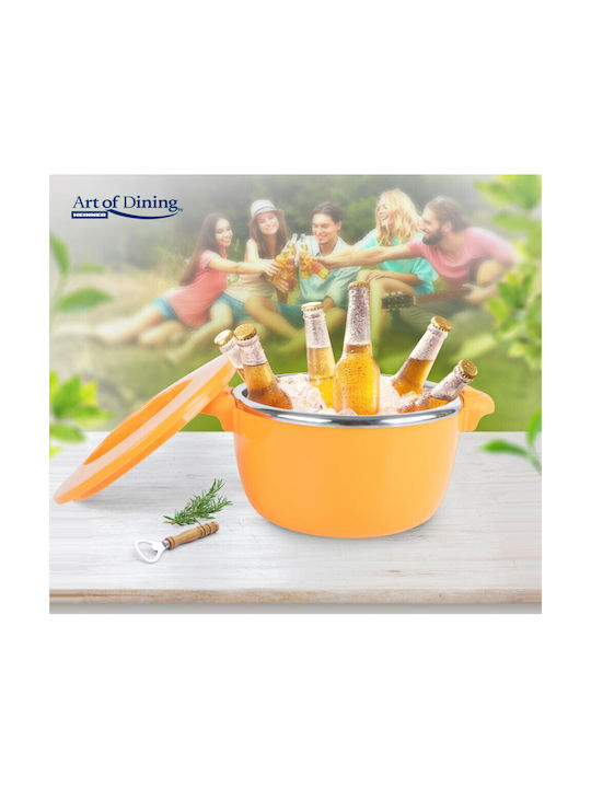 Heinner Lunchbox Inox Orange 6000ml 1Stück