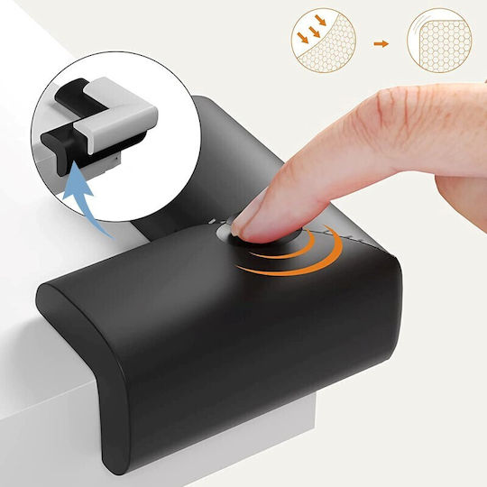 Sipo Protection Corner with Sticker in Black Color 4pcs