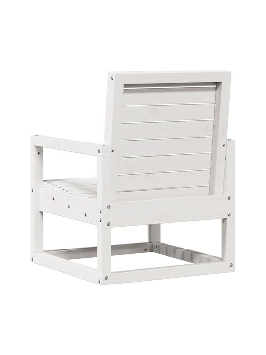 Garten- und Outdoor-Möbelsets für kleine Außenbereiche 3 Stück Weiß