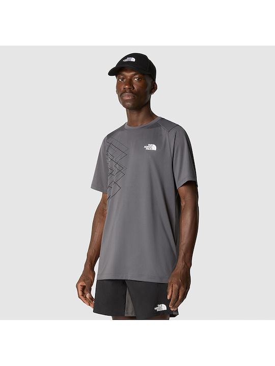 The North Face Men's Athletic T-shirt Short Sleeve Dark grey