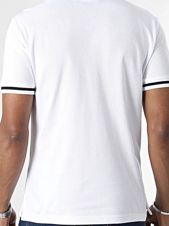 Polo Herrenbluse Kurzarm Weiße