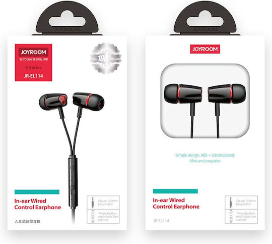 Joyroom In-Ear Freisprecheinrichtung Kopfhörer mit Stecker 3.5mm Gray