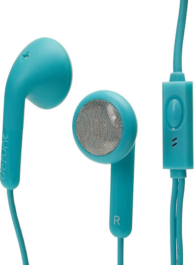 Defunc Basic Talk În ureche Handsfree cu două căști cu mufă 3.5mm Albastru