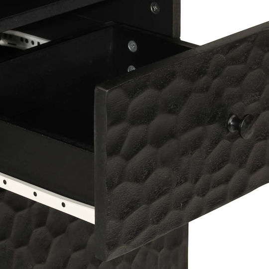 vidaXL Badezimmersäule Wandhängeschrank H38xB33xH160cm Schwarz