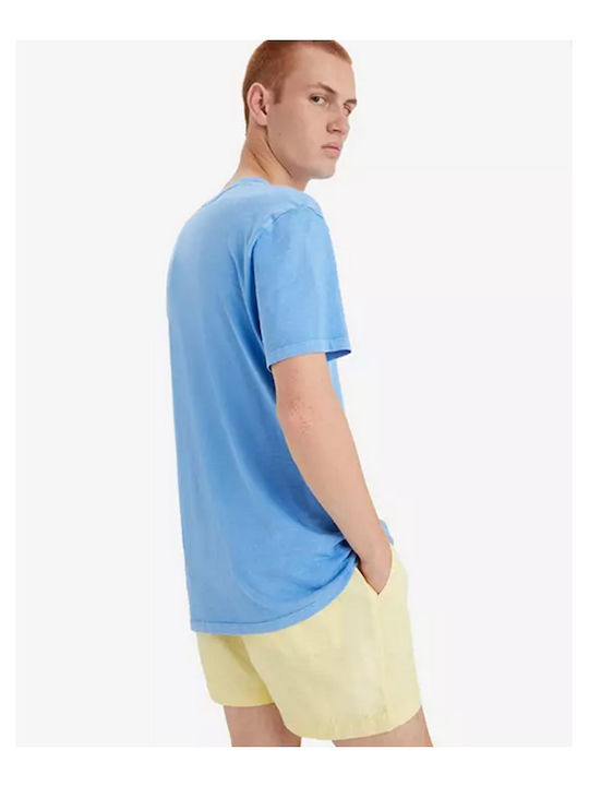 Tricou Gold Tab Albastru Cer