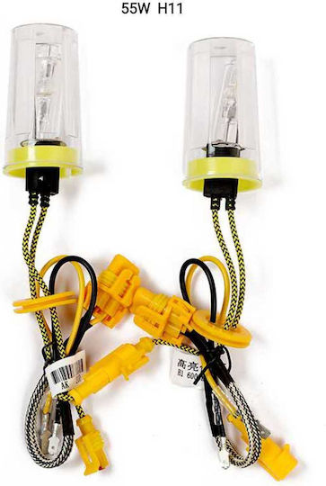 Λάμπα Αυτοκινήτου H11 Xenon 6000K Ψυχρό Λευκό 12V / 13.2V 55W