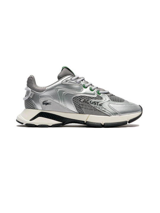 Lacoste L003 Neo Ανδρικά Sneakers Gray Silver
