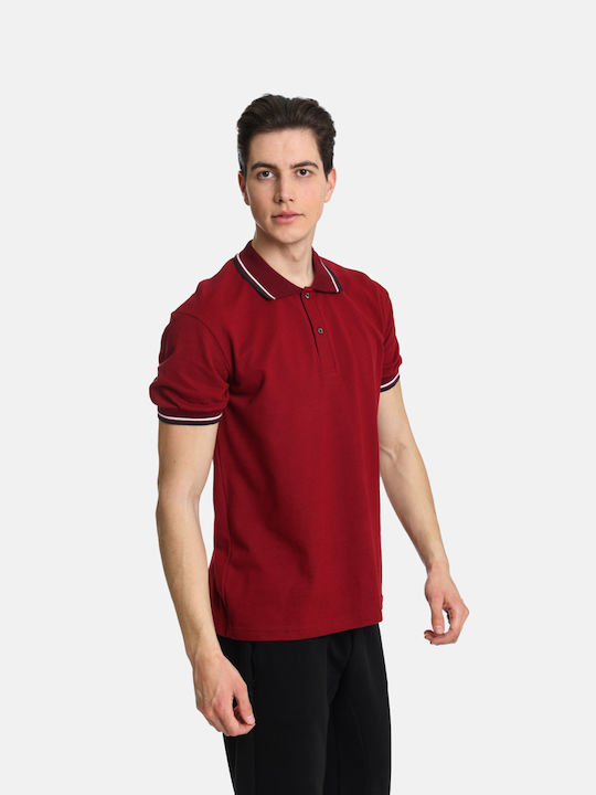 Paco & Co Ανδρική Μπλούζα Polo Red