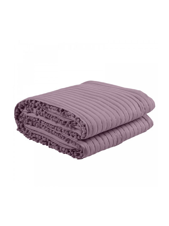 Das Home 9627 Κουβερλί Μονό Microfiber Ροζ 160x240cm
