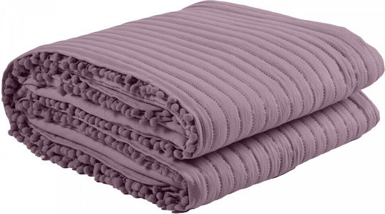 Das Home 9627 Κουβερλί Μονό Microfiber Ροζ 160x240cm