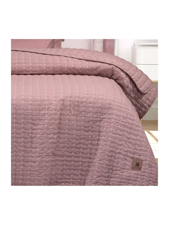 Greenwich Polo Club 3463 Coverlet Queen Size Microfiber Nude 230x250cm