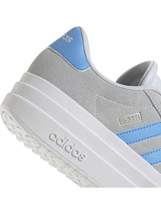 Vl Court Bold Flatforms Sneakers Grey / Ciel