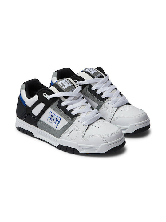 DC Stag Herren Sneakers White / Grey / Blue