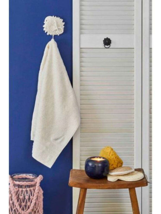 Nautica Πετσέτα Προσώπου 50x100εκ. Ivory Βάρους 525gr/m²