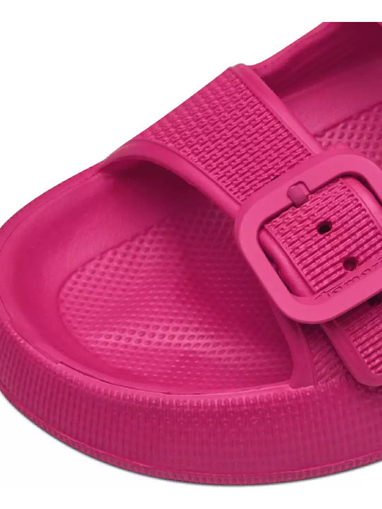 Flache Sandalen für Damen in Fuchsie Farbe