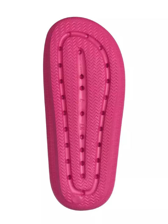 Flache Sandalen für Damen in Fuchsie Farbe