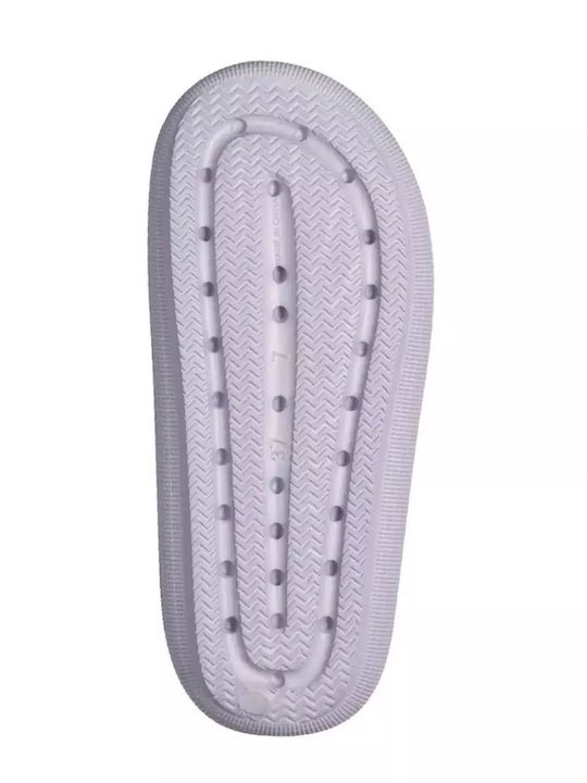 Flache Sandalen für Damen in Lila Farbe