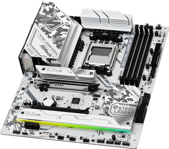 ASRock B650 Steel Legend WiFi Motherboard ATX με AMD AM5 Socket 90-MXBN90-A0UAYZ