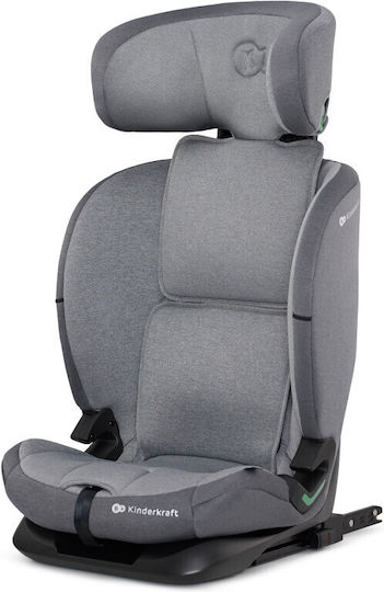 Kinderkraft ONETO3 Детско Столче за Кола i-Размер с Isofix Cool Grey 9-36 кг