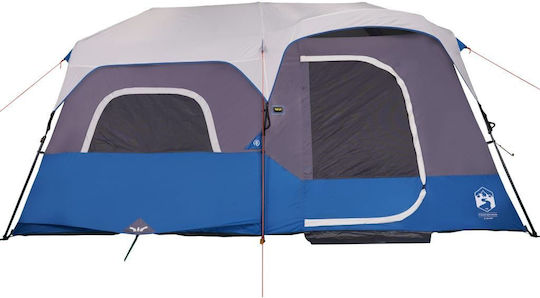vidaXL Campingzelt Blau für 9 Personen 441x288x217cm