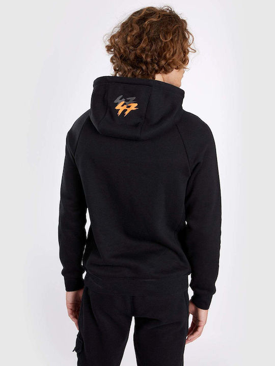 Sweatshirt with Hood Black/orange
