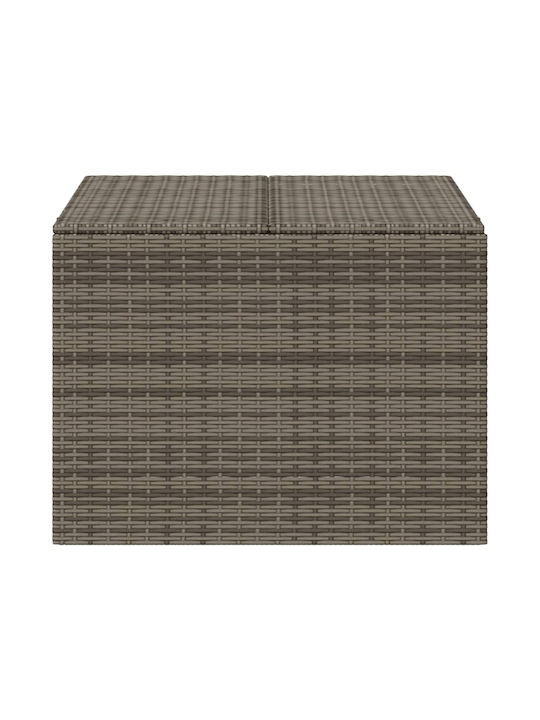 vidaXL Outdoor Storage Box 291lt Gray L80xW75xH59cm