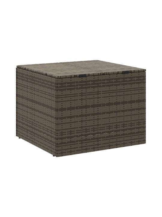 vidaXL Outdoor Storage Box 291lt Gray L80xW75xH59cm