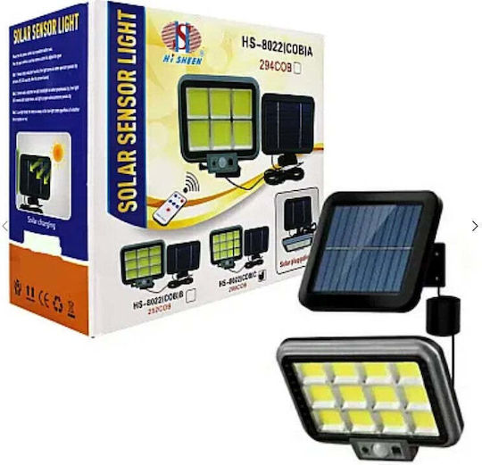 Proiector Solar LED 50W Cu Senzor De Mișcare Fotocelul Și Telecomandă