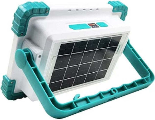 Proiector LED Solar Etanș 100W cu Fotocelul și Telecomandă IP66