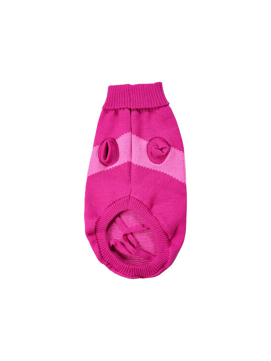 Glee Pulover tricotat Câinelui în culoarea Roz 25cm.