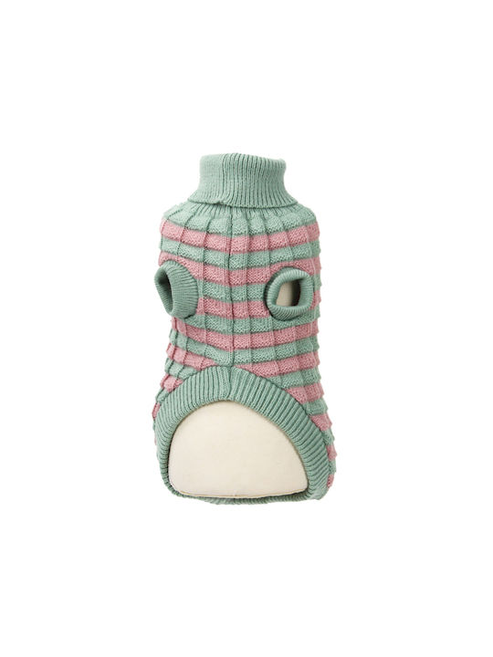 Glee Pulover tricotat Câinelui în culoarea Verde XL 38cm.