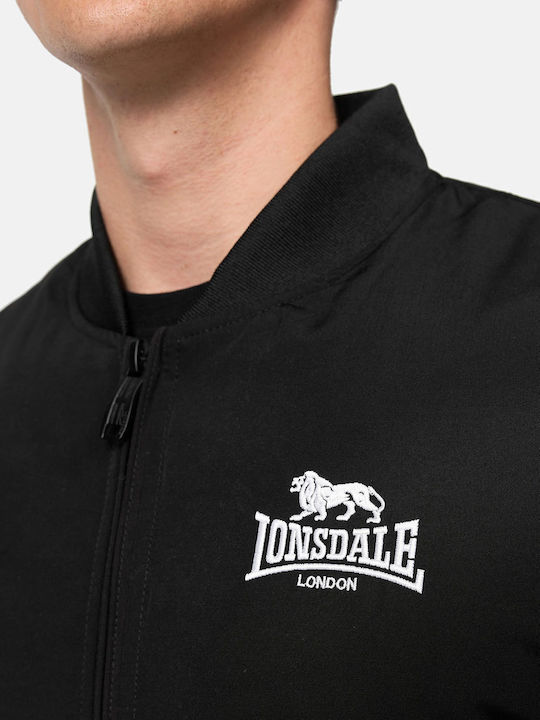 Lonsdale Ανδρικό Φούτερ Black/white