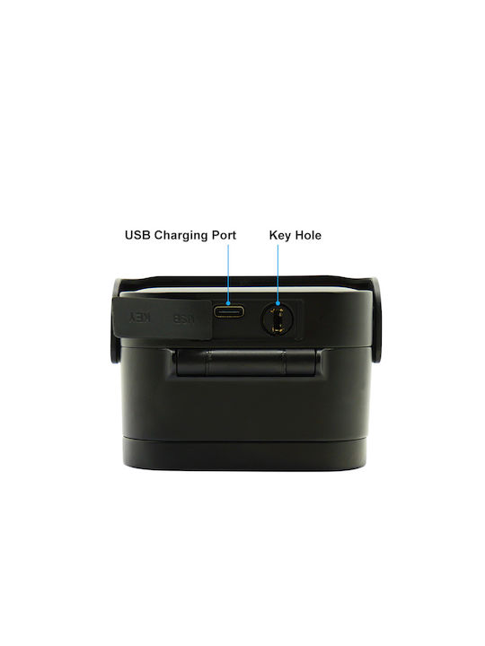 Smart Combination Key Holder with Horseshoe Metallic and Keyboard 7.2x5.2x12.2cm