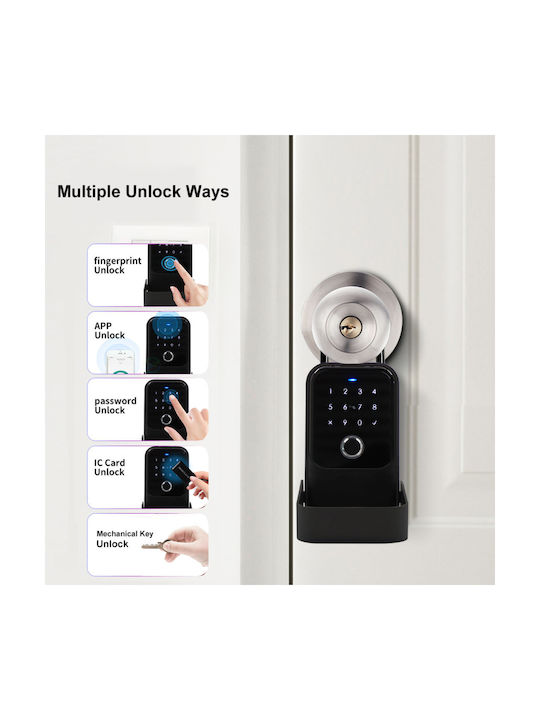 Smart Combination Key Holder with Horseshoe Metallic and Keyboard 7.2x5.2x12.2cm