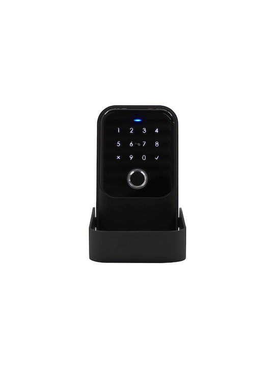 Smart Wall-Mounted Metallic Combination Key Holder With Keyboard 7.2x5.2x12.2cm