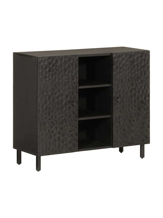 Cabinet Storage Made of Metal & Wood L90xW33xH75cm