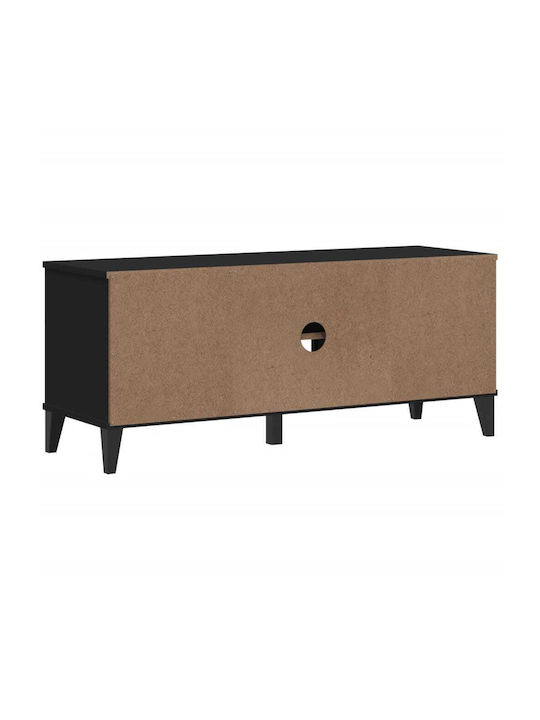 Entry Furniture with Shoe Rack Black Velvet-Black Metal 106x35x45cm