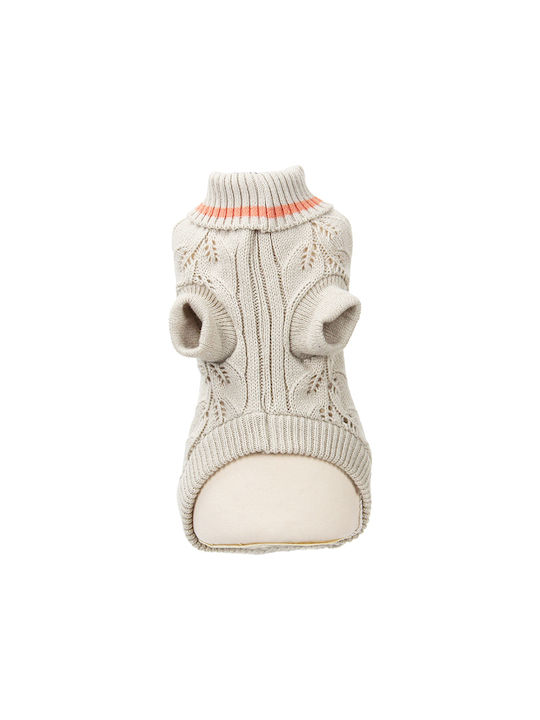 Glee Knitted Sweater for Dogs in Beige Color M