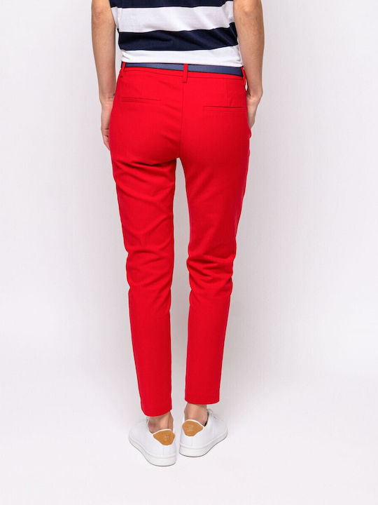 Heavy Tools Damen Stoff Hose Red