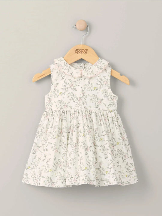 Mamas & Papas Rochie pentru Copii Floral White