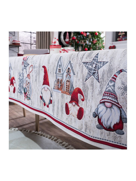 Teoran Christmas Tablecloth Fabric L140xW220cm.